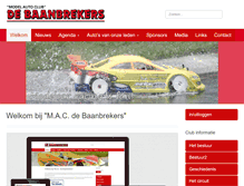 Tablet Screenshot of macdebaanbrekers.nl